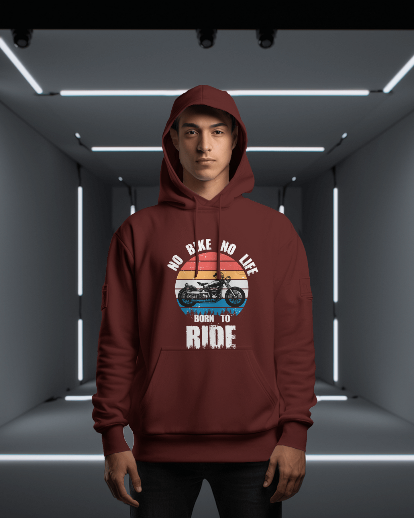 No Bike No Life Hooded Sweatshirt