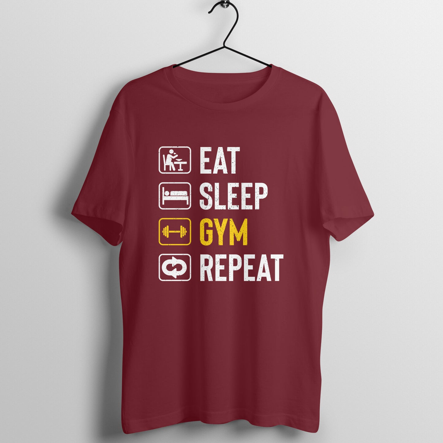 Eat Sleep Gym Repeat Unisex T-Shirt