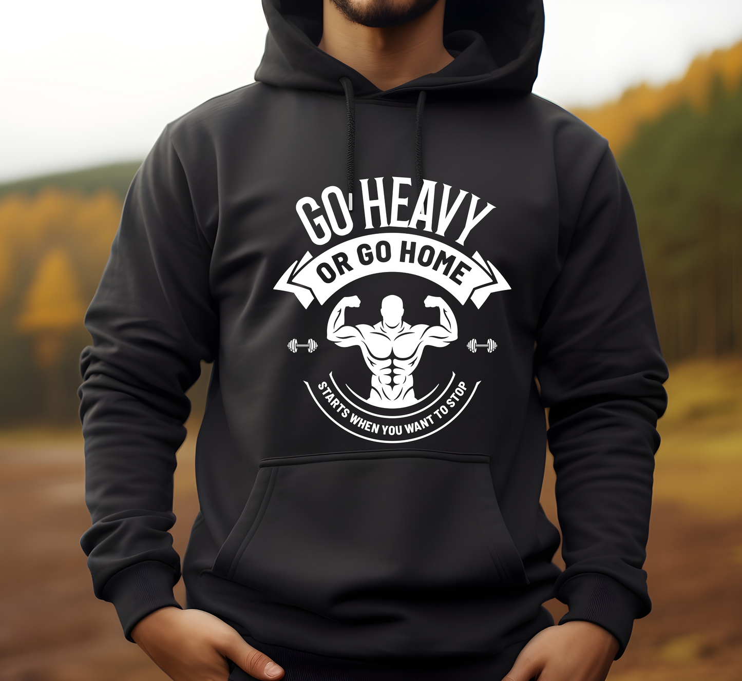 Go Heavy Hooded Sweatshirt