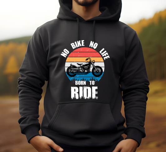 No Bike No Life Hooded Sweatshirt
