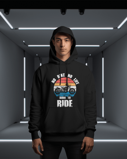 No Bike No Life Hooded Sweatshirt