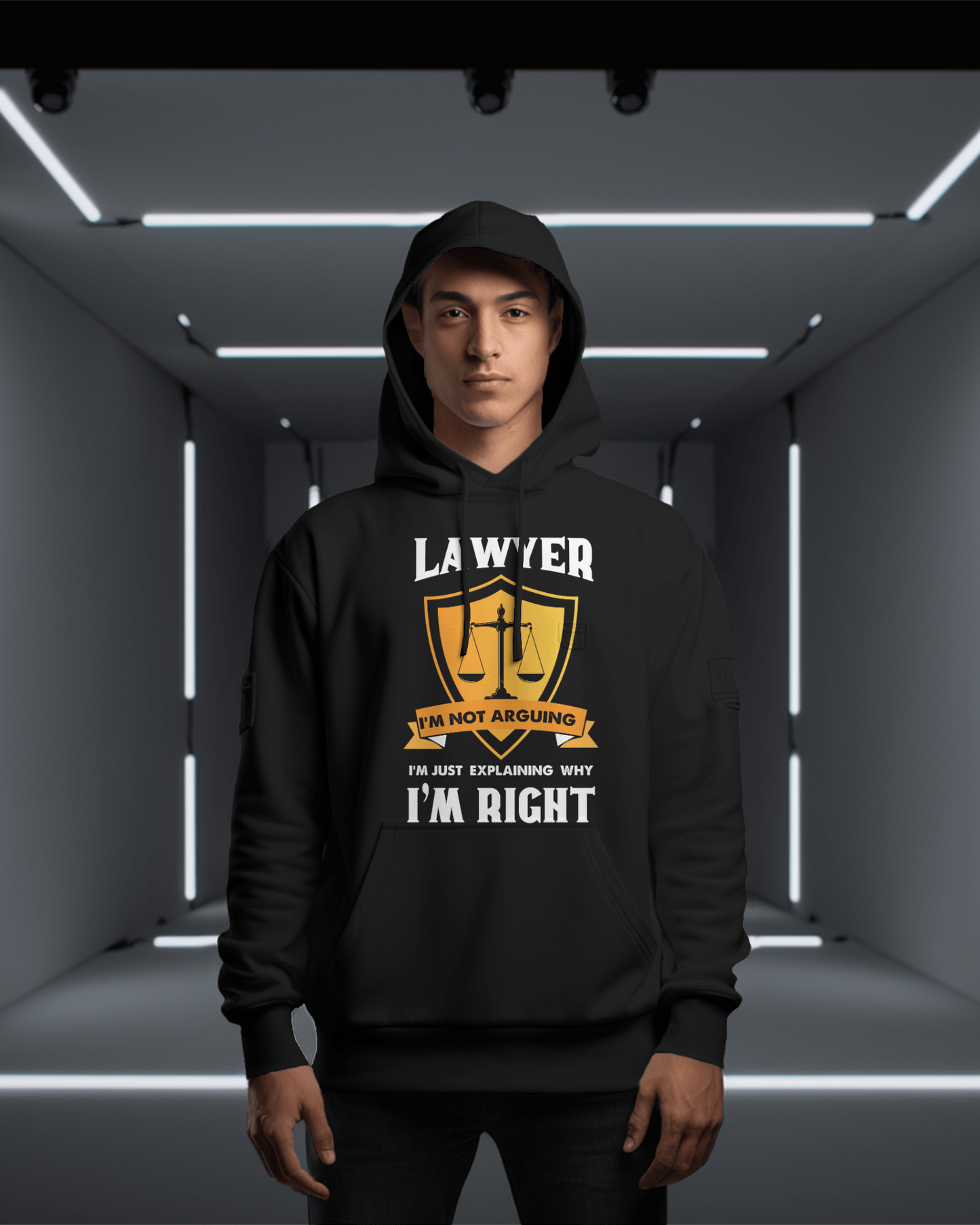 I Am Right Hooded Sweatshirt
