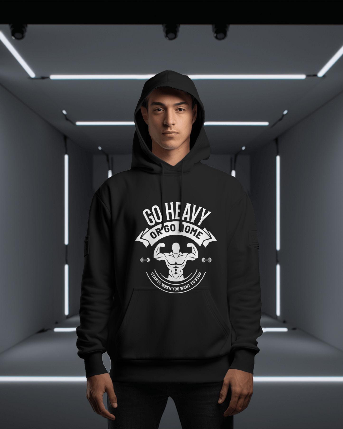Go Heavy Hooded Sweatshirt