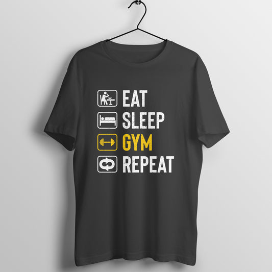 Eat Sleep Gym Repeat Unisex T-Shirt