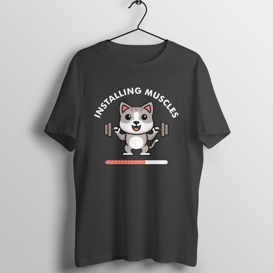 Installing Muscles Unisex T-Shirt