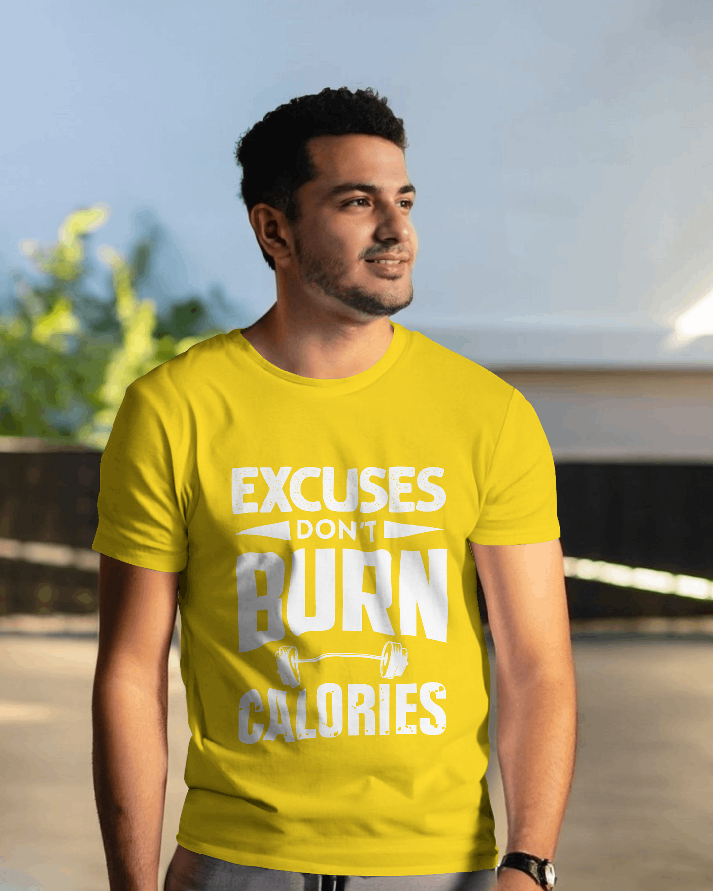 Excuses Don't Burn Calories Unisex T-Shirt
