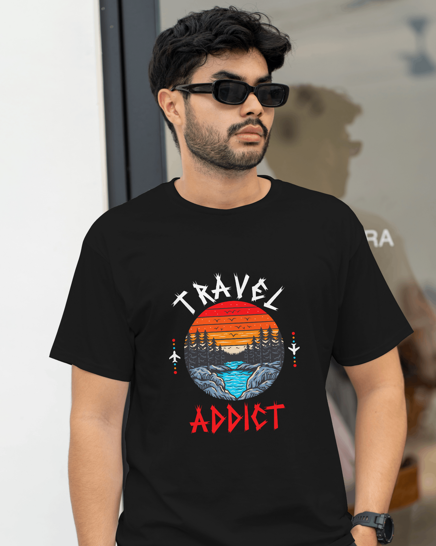 Travel Addict Unisex T-Shirt