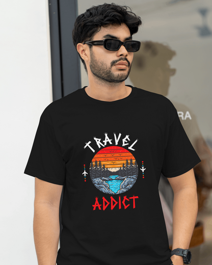 Travel Addict Unisex T-Shirt